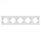 Рамка 5-местная Ugra, белый