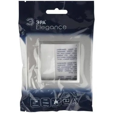 Рамка для розеток и выключателей Elegance 14-5011-03 Classic, на 1 пост, алюминий