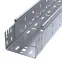 Лоток перфорированный Профи INOX (AISI 316) 100х80x6000 (1,0 мм) (12 м/уп)