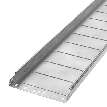 Лоток неперфорированный Профи INOX (AISI 304) 300х50x6000 (1,2 мм) (12 м/уп)