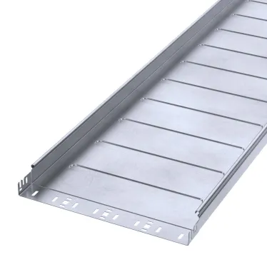 Лоток неперфорированный Профи INOX (AISI 316) 400х50x3000 (1,0 мм) (6 м/уп)