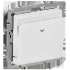                  BRITE Выключатель карточный 30А ВС10-1-8-БрАБ арктический белый IEK
               