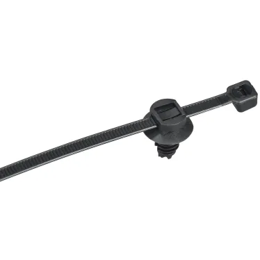 Хомут P6.6 с креплением на ёлочку чёрный 4,8х200мм IEK