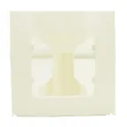 Рамка одноместная, скрытой установки, цвет слоновая кость