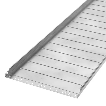 Лоток неперфорированный Профи INOX (AISI 304) 600х50x6000 (1,2 мм) (12 м/уп)