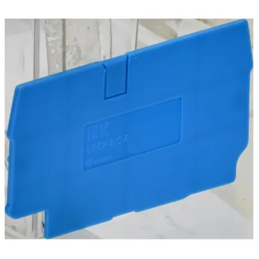 ARMAFIX Заглушка для колодки клеммной CP 10мм2 синяя IEK