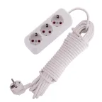 Удлинитель с заземлением 3 входа 10 метров