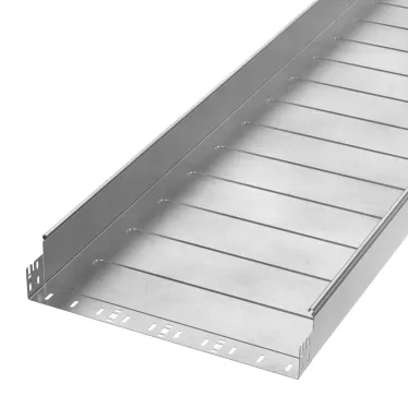 Лоток неперфорированный Профи INOX (AISI 304) 500х100x6000 (1,0 мм) (12 м/уп)