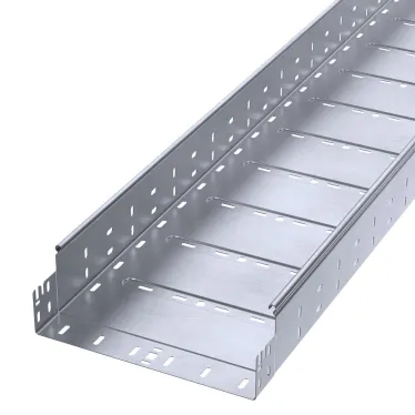 Лоток перфорированный Профи INOX (AISI 316) 300х100x3000 (1,2 мм) (6 м/уп)