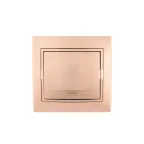                  Мира Выключатель светло-кричневый перламутр
               