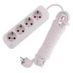 Удлинитель с заземлением 4 входа 7 метров