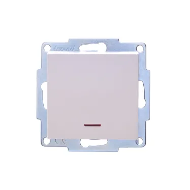 Vesna Выключатель с подсв. цв. крем