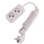 Удлинитель без заземления 2 входа 3 метра