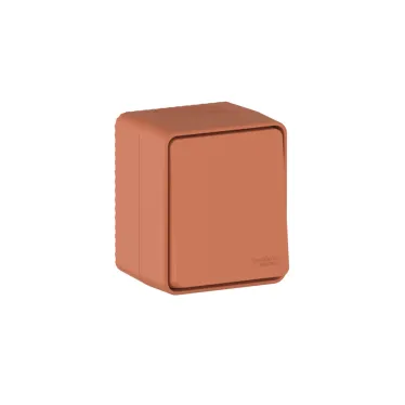 AtlasDesign PROFI IP54 О/У 1-клавишный ПЕРЕКЛЮЧАТЕЛЬ 10 АХ, ТЕРРАКОТОВЫЙ