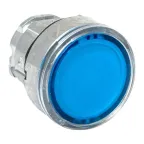                  Исполнительный механизм кнопки XB4 синий плоский возвратный без фиксации, с подсветкой IP65
               