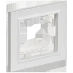 BRITE Рамка 1-местная IP44 РУ-1-БрАБ-44 арктический белый IEK
