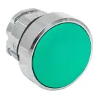                  Исполнительный механизм кнопки XB4 зеленый плоский возвратный без фиксации, без подсветки IP65
               