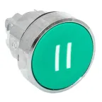                  Исполнительный механизм кнопки "II" XB4 зеленый плоский возвратный без фиксации IP65 EKF
               