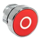                  Исполнительный механизм кнопки "O" XB4 красный плоский возвратный без фиксации IP65 EKF
               