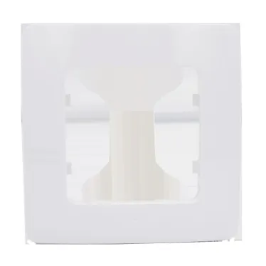 Рамка одноместная, скрытой установки, цвет белый