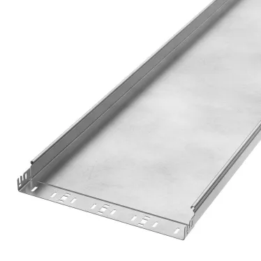 Лоток неперфорированный Профи INOX (AISI 304) 400х50x3000 (2,0 мм) (6 м/уп)