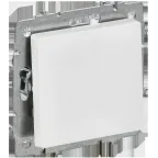                  BRITE Выключатель 1-клавишный проходной 10А ВС10-1-6-БрАБ арктический белый IEK
               