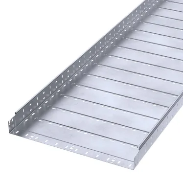 Лоток перфорированный Профи INOX (AISI 316) 600х80x3000 (1,0 мм) (6 м/уп)