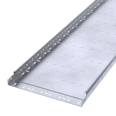Лоток перфорированный Профи INOX (AISI 316) 400х50x3000 (1,5 мм) (6 м/уп)