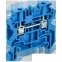 ARMAFIX Колодка клеммная CY4BU винтовая 4мм2 проходная синяя Ex IEK