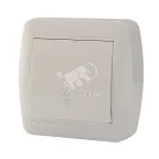 Демет Выключатель проходной белый