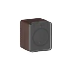 AtlasDesign PROFI IP54 О/У РОЗЕТКА двойная с з/к со шторками 16А, КОРИЧНЕВЫЙ