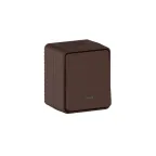 AtlasDesign PROFI IP54 О/У 1-клавишный ВЫКЛЮЧАТЕЛЬ с подсветкой 10 АХ, КОРИЧНЕВЫЙ