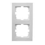                  VESNA Рамка 2-ая вертикальная б/вст белая
               