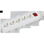                  UMA Удлинитель У05К 5 мест 2P+PE 3м 3х1,5мм2 16А белый IEK
               