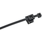 Хомут P6.6 с креплением на кромку чёрный 4,8х200мм IEK