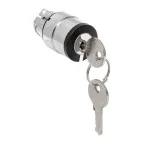                  Исполнительный механизм переключателя ХB4 на 2 положения с замком, возвратный без фиксации IP65 EKF
               