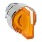                  Исполнительный механизм переключателя ХB4 желтый на 3 положения возвратный без фиксации, с подсветкой с короткой ручко IP65 EKF
               