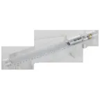                  Светильник светодиодный 48-265В на магните с разъемом датчик движения для шкафов 19'
               