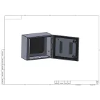Корпус металлический ЩМП-25.30.15 ЭРА OPTIMA c.2.3.1_5 (250х300х150) У2 IP54