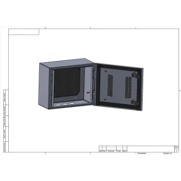 Корпус металлический ЩМП-25.30.15 ЭРА OPTIMA c.2.3.1_5 (250х300х150) У2 IP54