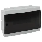 Корпус пластиковый встраиваемый ЩРВ-П-12 IP40 прозрачная крышка белый COMFORT