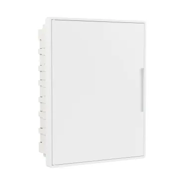 Щиток 24 мод встраиваемый FRAME, белый, с белой дверцей, с 4 шинами PEN (2шт на 8 отв. и 2шт на 6 отв.)
