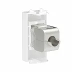 Avanti Компьютерная розетка RJ-45 без шторки модульная кат.6A экранированная Белое облако 1 модуль