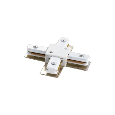Соединитель для шинопровода осветительного Х-образный белый UBX-Q121 K41 WHITE 1 POLYBAG | 10575 | Volpe
