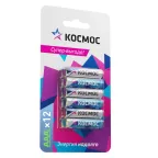                  Батарейка LR03 (АAA) 1.5V Alkaline 12BL, КОСМОС
               