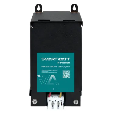 Батарейный модуль на DIN рейку SMARTWATT PSE BAT 24045 R-POWER, 24 В, 4,5 Ач