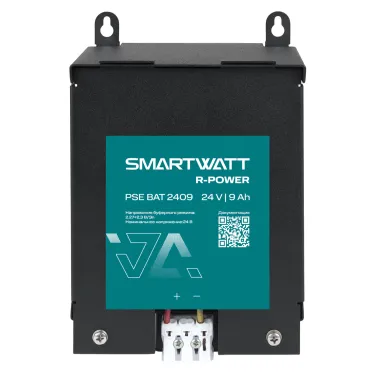 Батарейный модуль на DIN рейку SMARTWATT PSE BAT 2409 R-POWER, 24 В, 9 Ач