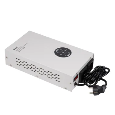 Стабилизатор напряжения ультратонкий Однофазный релейный 1500Вт Настенный TM Uniel U-DTRS-1500W