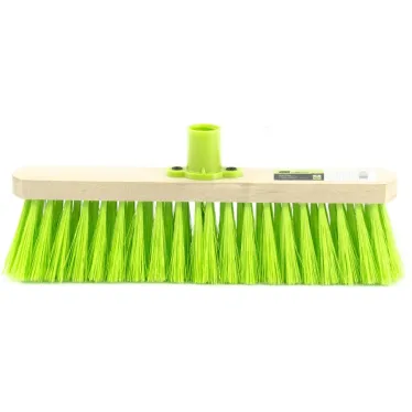 Щетка деревянная для подметания пола 28 cм,5 рядов, прямая тулейка с резьбой, без черенка