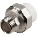                  Муфта разъемная 20x1' НР полипропиленовая PPR белая
               